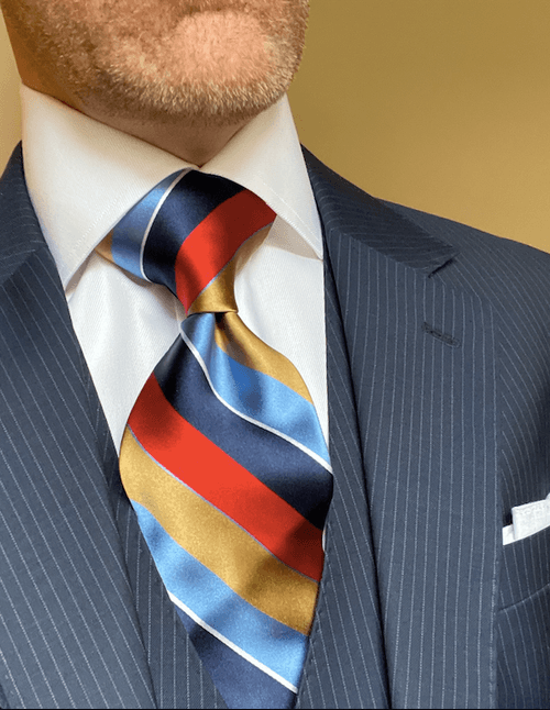 BACK IN STOCK: Regatta Satin Striped Tie