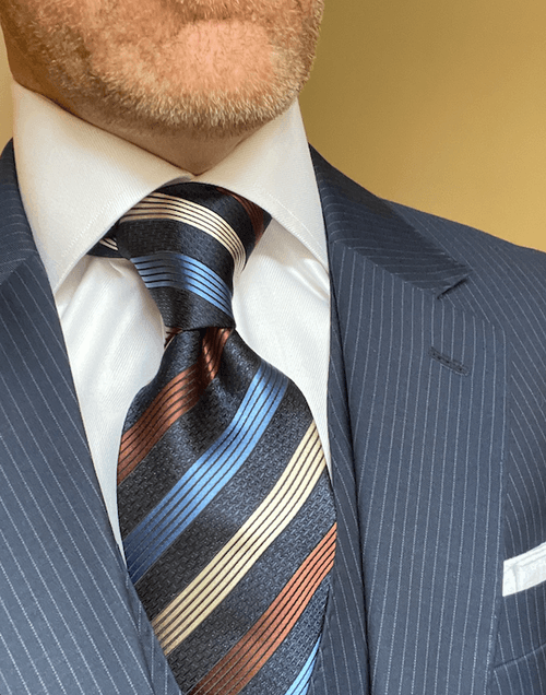 BACK IN STOCK: Earth Tones Multi-Striped Tie