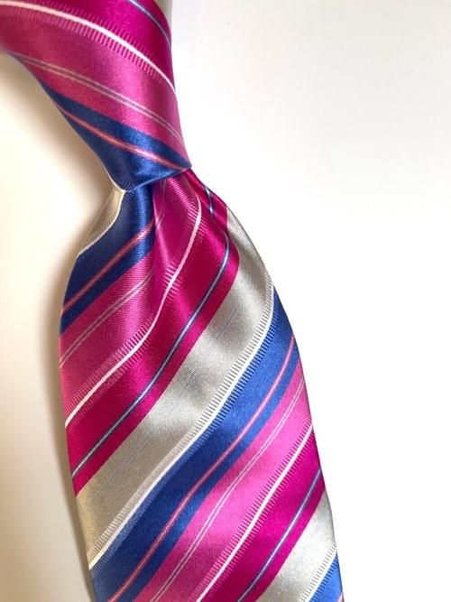 NEW Playful Power Pink Striped Tie