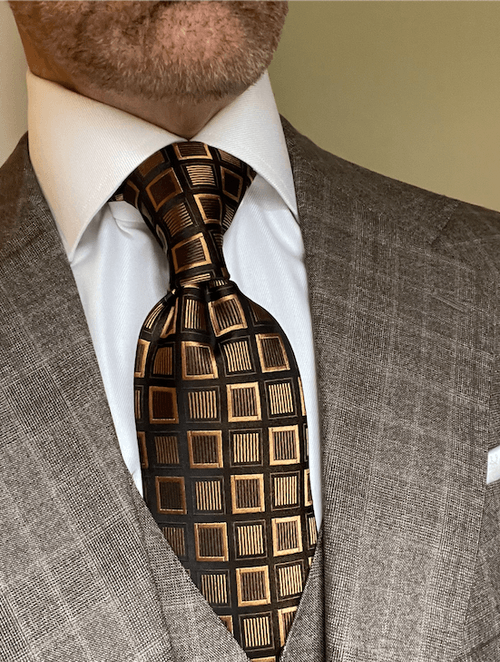 NEW: Whisky On The Rocks Silk Woven Tie