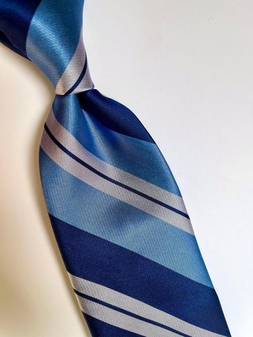 NEW Blue Ryan Striped Tie