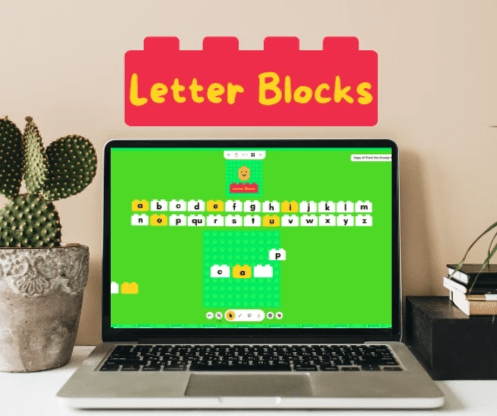 Letter Blocks OG Building Block Images (Yellow & White)