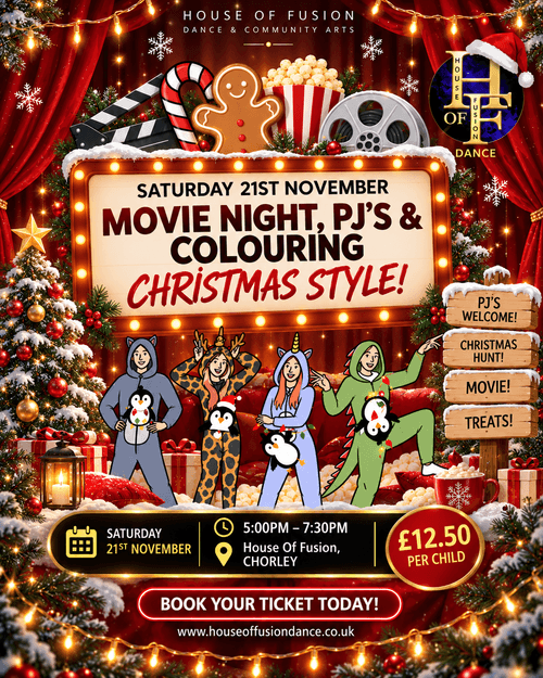 CHORLEY BRANCH XMAS MOVIE NIGHT, PJ'S & COLOURING!