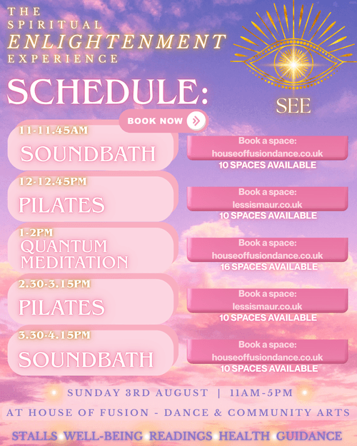 SCHEDULE A BOOKING at The Spiritual Enlightenment Experience