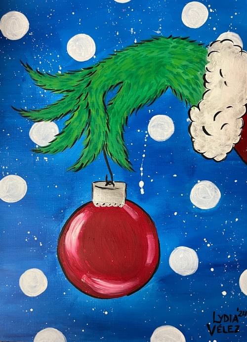 Grinchy Paint & Sip @ Saloon Door West - Dec. 3rd 6-8pm