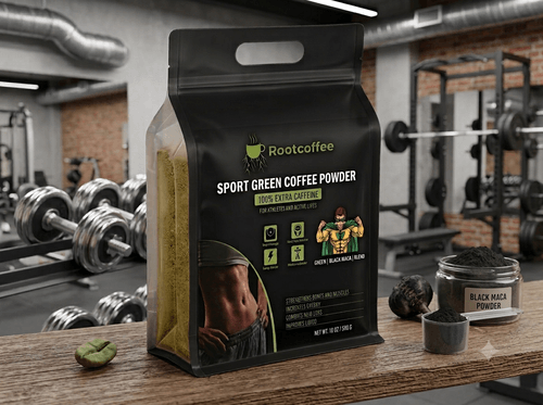 Green Coffee Black Maca Powder Blend Bag 16oz / 500g
