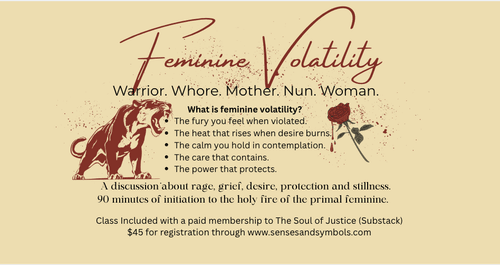 Feminine Volatility - 90 minute Immersion (online) April 18, 5pm MT