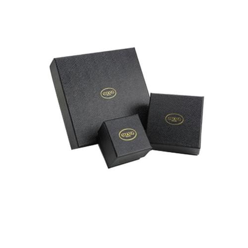 Wholesale Black Cardboard Gift Package Box Gold Foil Logo
