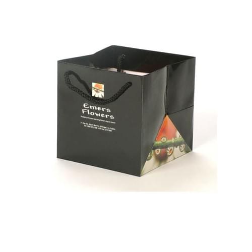 New Design Recycled Printer Paper Bag Wine Paper Bag