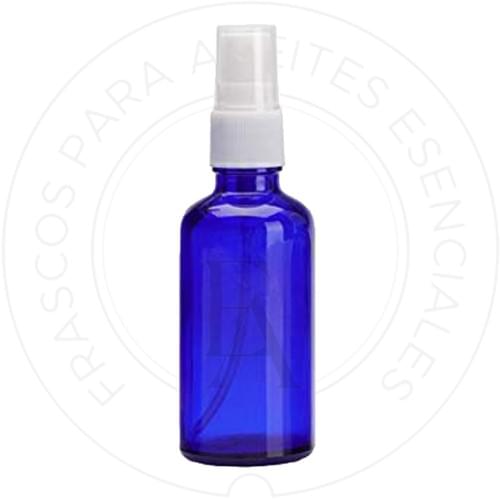 Atomizador 50ml vidrio azul (Paquete de 2)
