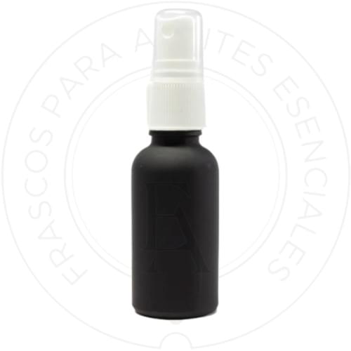 Atomizador 50ml vidrio negro matizado (Individual)