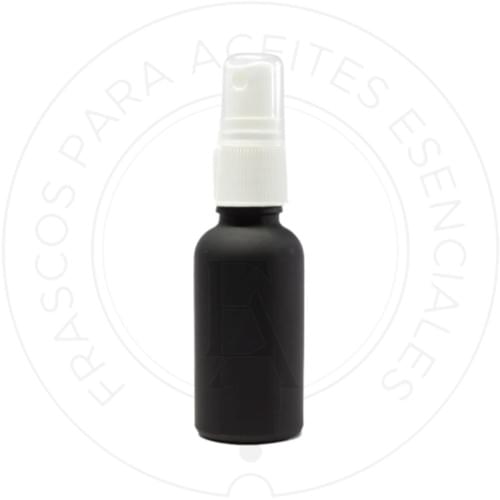 Atomizador 30ml vidrio negro matizado (Individual)