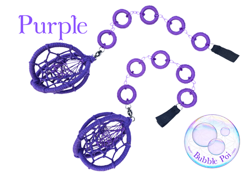 Purple Bubble Poi