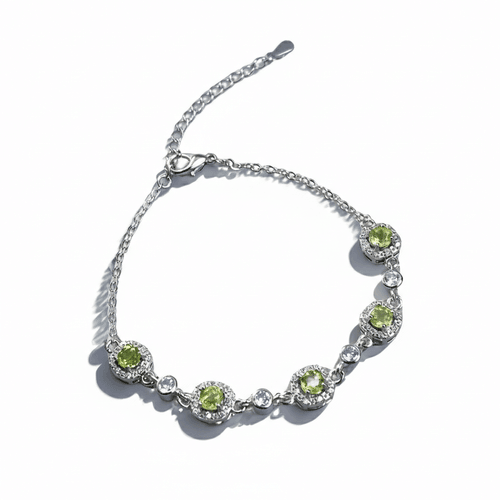 青曜|凈體橄欖石|水晶手鍊|好看又有用才最重要 -- RuiZhiShuiJing 睿智水晶