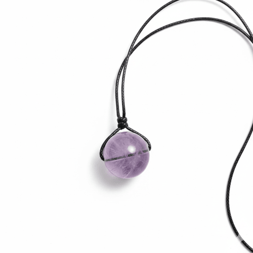 【雲柔紫語|薰衣草靈光單顆項鍊】