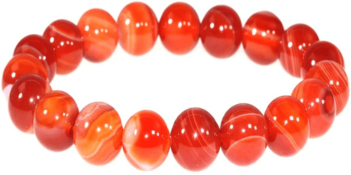 Red Banded Agate Bracelet