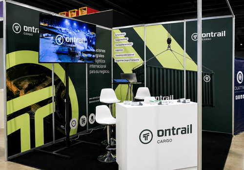 Producción de Stand Ontrail - Expo Transporte y Logística