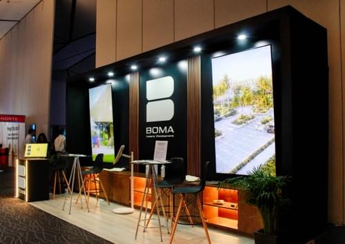 Producción de Stand para Boma Desarrollos
