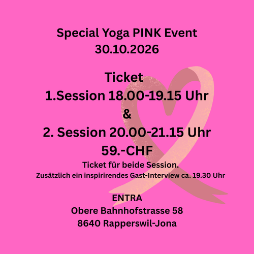 Ticket 1 Session 18.00-19.15 Uhr & 2. Session 20.00-21.15 Uhr