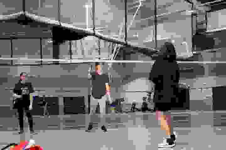 Actual badminton practice photo at Veale fall 2022 Actual badminton practice photo at Veale fall 2022