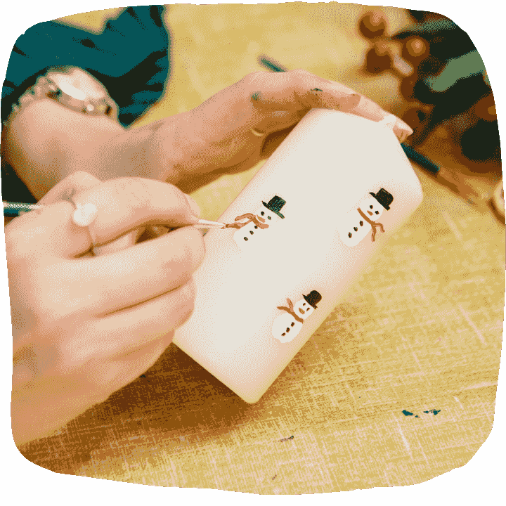 Candle painting 