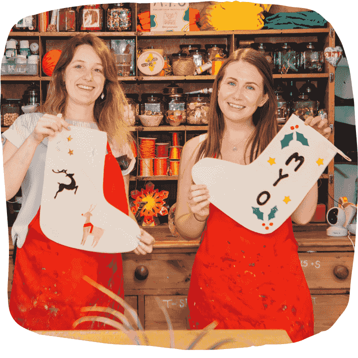 Christmas stocking making London