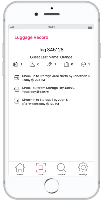 packporter comes with reports to help operation managers in hotels