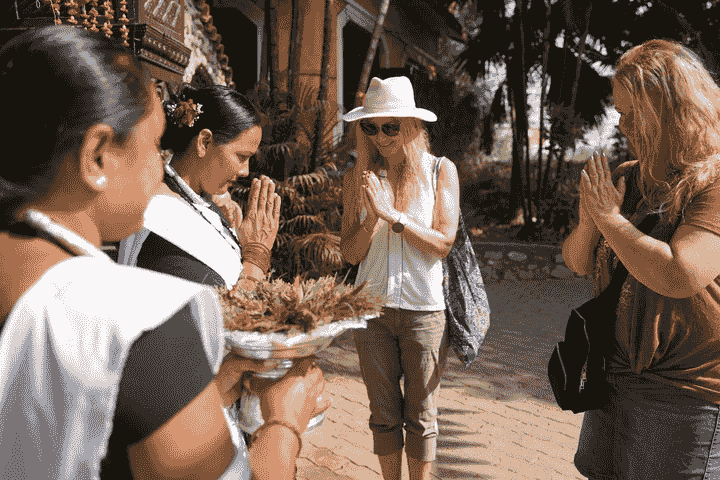 Welcome ceremony at Sapana Village Lodge Chitwan Welcome ceremony at Sapana Village Lodge Chitwan