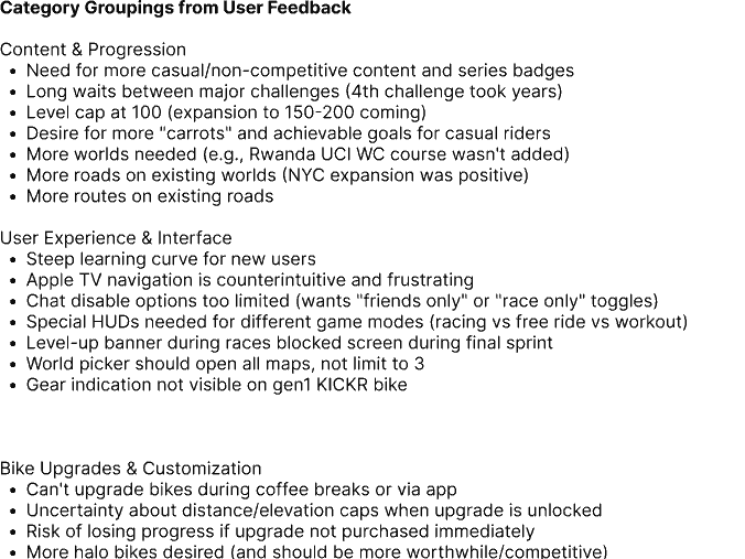 Analysis Categories Analysis Categories