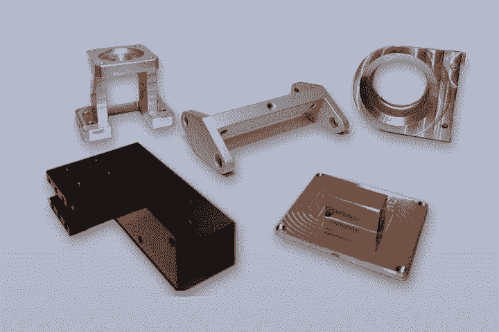 CNC-machined 6061 aluminum motor mount for drone CNC-machined 6061 aluminum motor mount for drone