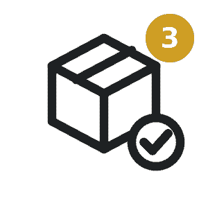 Step 3 – Sample parts delivered with a dimensional inspection report Step 3 – Sample parts delivered with a dimensional inspection report