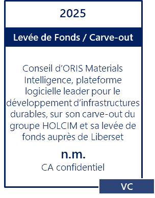 Levée Carve out ORIS HOLCIM Liberset Levée Carve out ORIS HOLCIM Liberset