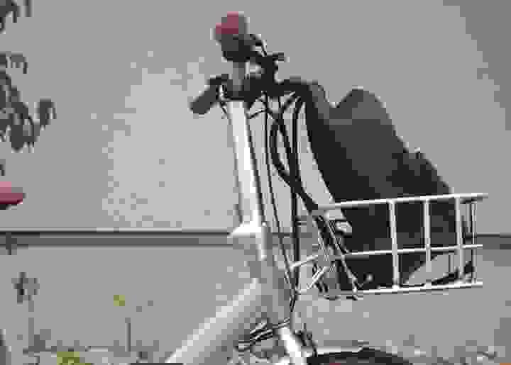 フロントバスケット、ミニペロに簡単取付 フロントバスケット、ミニペロに簡単取付