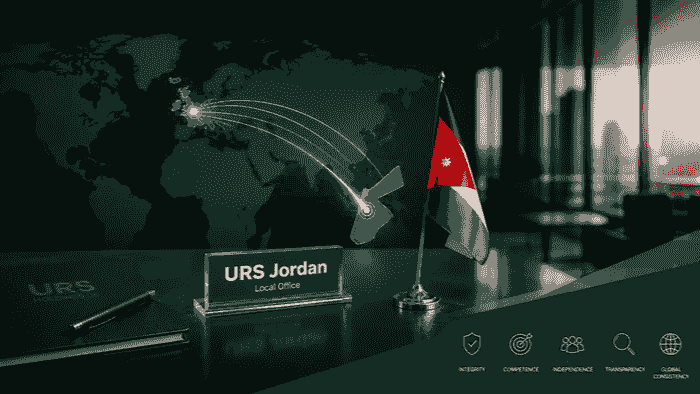 واجهة مؤسسية حديثة تعكس حضور URS Jordan كمكتب محلي تابع لـ URS Holdings UK، مع أجواء مهنية منظمة توحي بالاتساق المؤسسي والامتداد البريطاني والانضباط في تقديم خدمات الطرف الثالث داخل الأردن. واجهة مؤسسية حديثة تعكس حضور URS Jordan كمكتب محلي تابع لـ URS Holdings UK، مع أجواء مهنية منظمة توحي بالاتساق المؤسسي والامتداد البريطاني والانضباط في تقديم خدمات الطرف الثالث داخل الأردن.