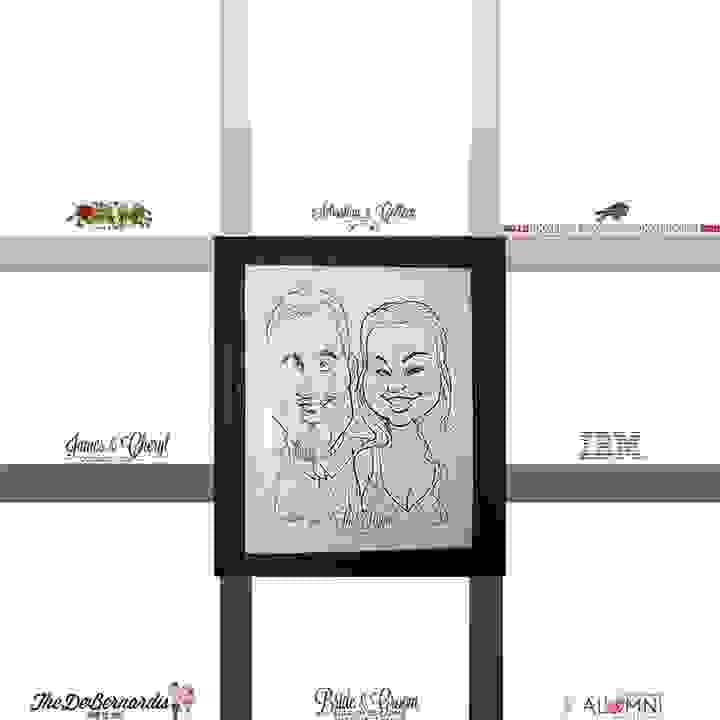 Custom Caricature paper for Weddings and Events, add a personal touch to your event Custom Caricature paper for Weddings and Events, add a personal touch to your event