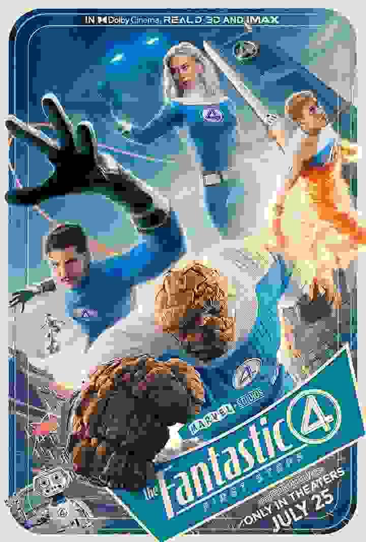 Fantastic Four: First Steps movie poster