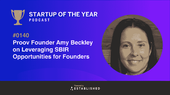 Startup of the Year Podcast - Dr. Amy Beckley