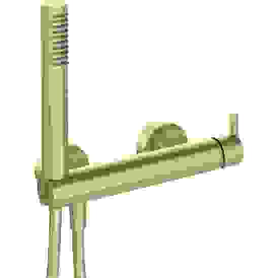 Robinetterie de douche doré pas cher Tunisie / Mitigeur doré pour douche moderne Tunisie / Robinet de douche design Tunisie.