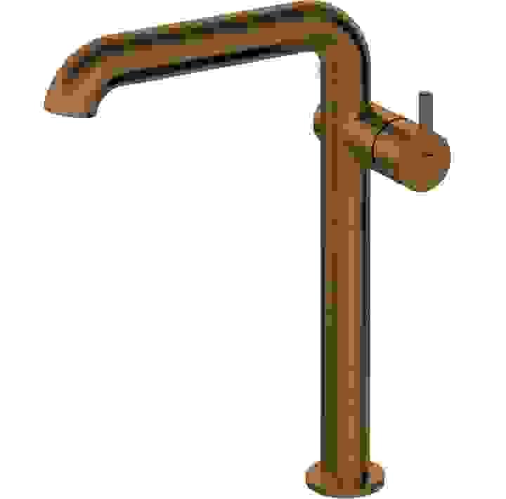 Mitigeur de lavabo rehaussé en bronze brossé Robuste Tunisie / Robinetterie pour vasque bol en bronze Tunisie / Vasque Tunisie / Bol Tunisie / Mitigeur pour vasque à poser Tunisie