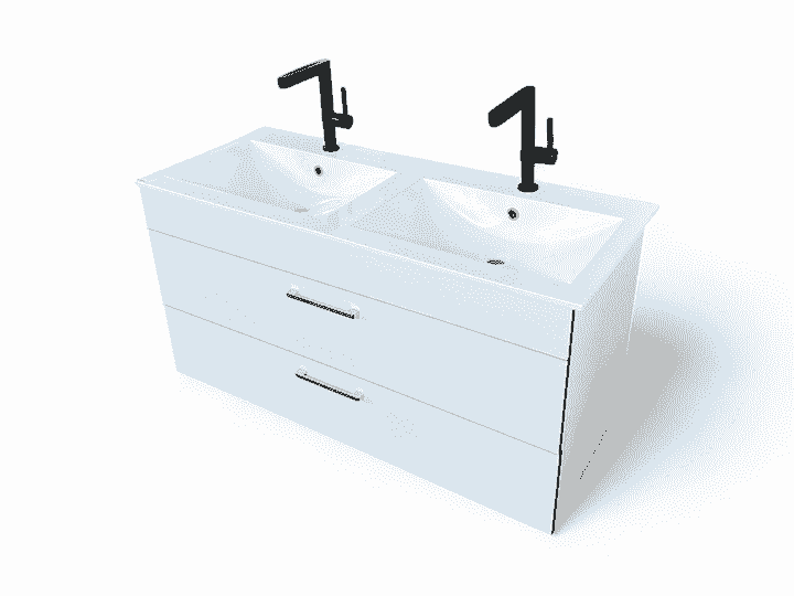 Meuble de salle de bain Tunisie / Salle de bain Tunisie / Meuble pour salle de bain design Tunisie / Meuble de salle de bain Hydrofuge Tunisie / Meuble de salle de bain High Gloss Tunisie