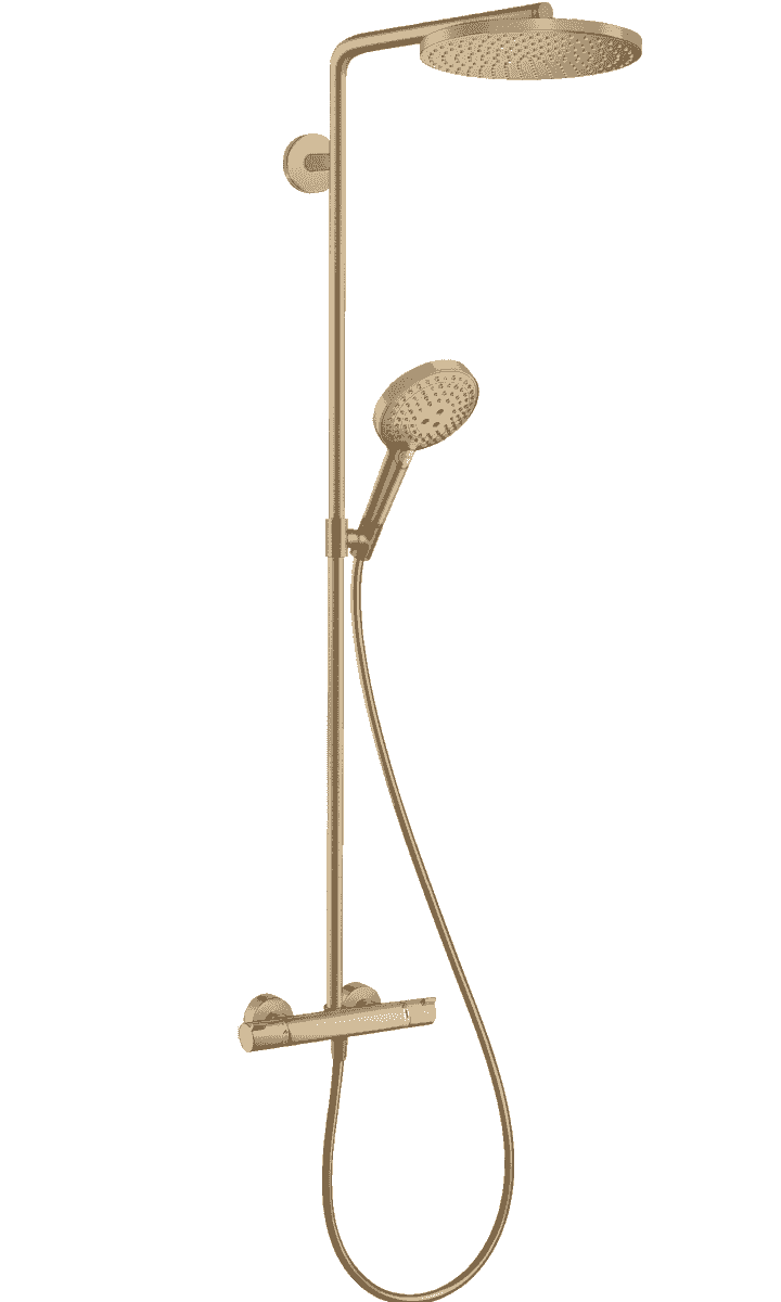 Colonne de douche Tunisie / Salle de bain Tunisie / Colonne de douche Hansgrohe Tunisie / Robinetterie Hansgrohe Tunisie / Colonne de douche chromé  Tunisie / Colonne de douche thermostatique robuste Tunisie / Colonne thermostatique apparent en bronze brossé Tunisie