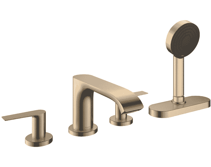 Mélangeur baignoire Tunisie / Mélangeur 4 trous Tunisie / Mélangeur 4 trous pour baignoire Tunisie / Mélangeur 4 trous pour baignoire hansgrohe Tunisie / Mélangeur 4 trous pour montage sur bord de baignoire Tunisie / Mélangeur sur bord de baignoire en bronze brossé Tunisie
