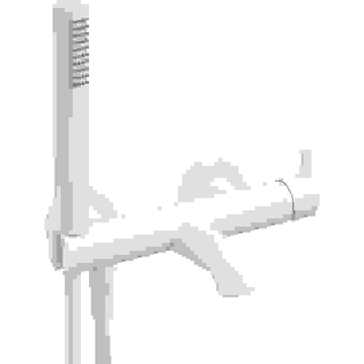 Salle de bain moderne Tunisie / Baignoire Tunisie / Mitigeur de baignoire au mur Tunisie / Mitigeur de bain douche encastré Tunisie / Mitigeur de bain douche en blanc mat Tunisie