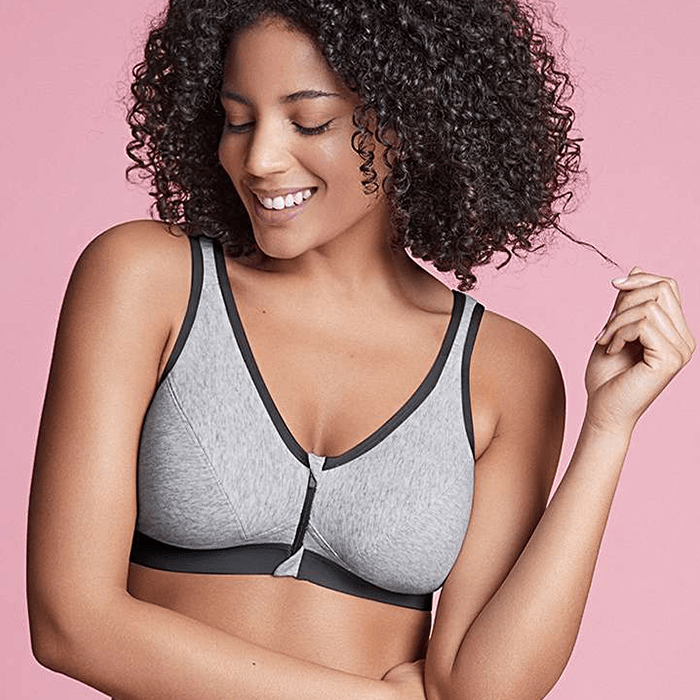 White lace trim non-wired bra