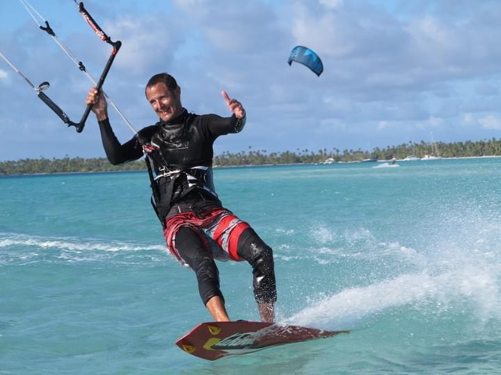 kite surf french polynesia