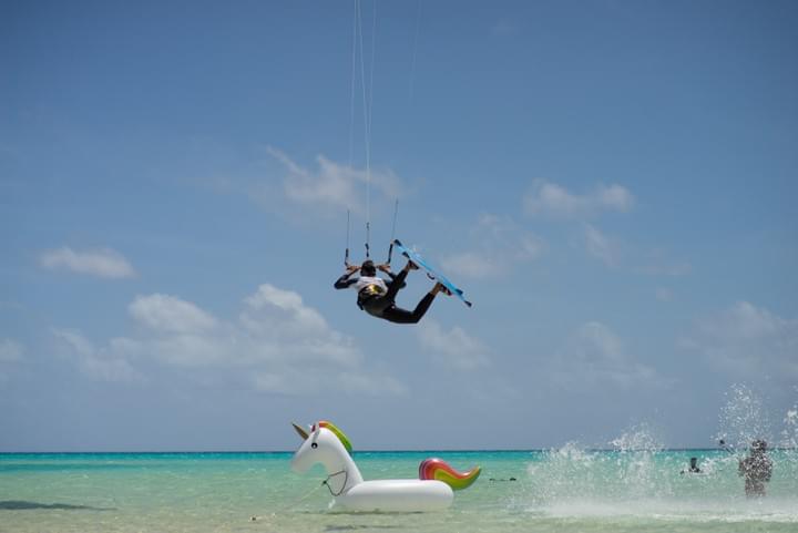 kite surf in French Polynesia