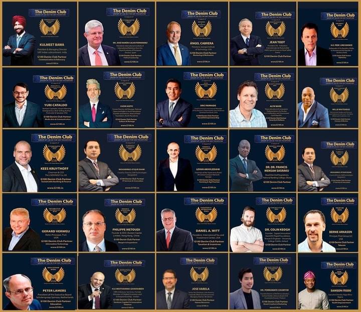 The G100 Denim Club - 100 He-for-She Champions