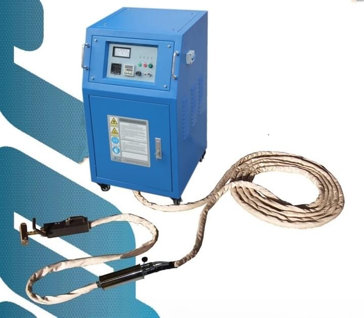 mobile induction heating machine