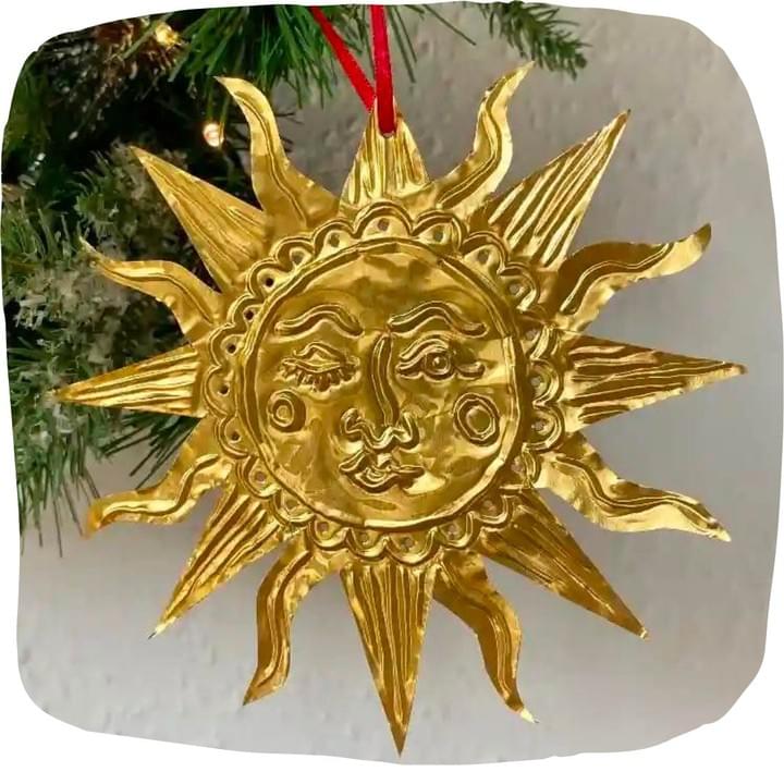 embossed christmas decoration workshop at MYO