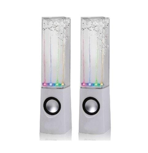 Invero® USB Muti-Coloured Illuminated Fountain Style Dancing Water Stereo Speaker